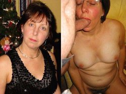 Before-and-after sex photos of hot MILFs, wives, and matures
