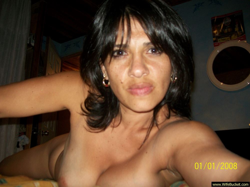 Mature Latina Wife Nude Pics - WifeBucket | Mature Latina wife having sex at home