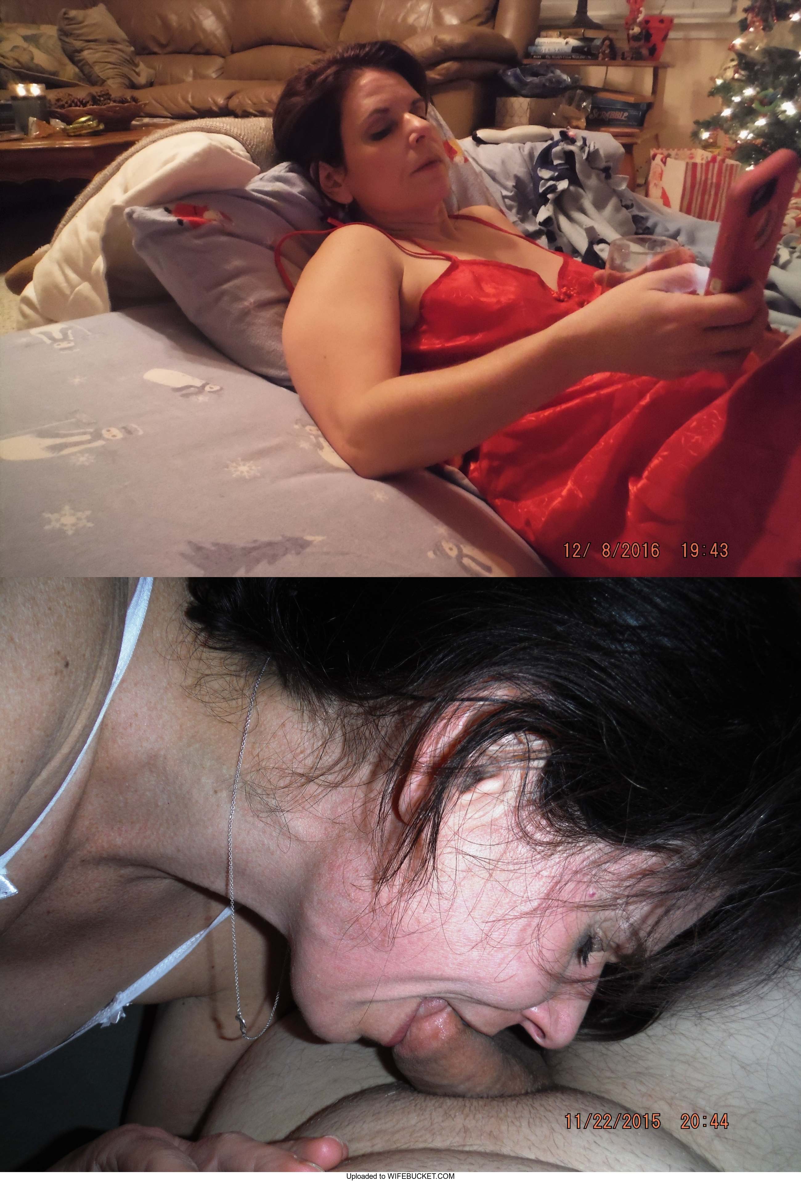 34 photos of wives before and after the blowjob