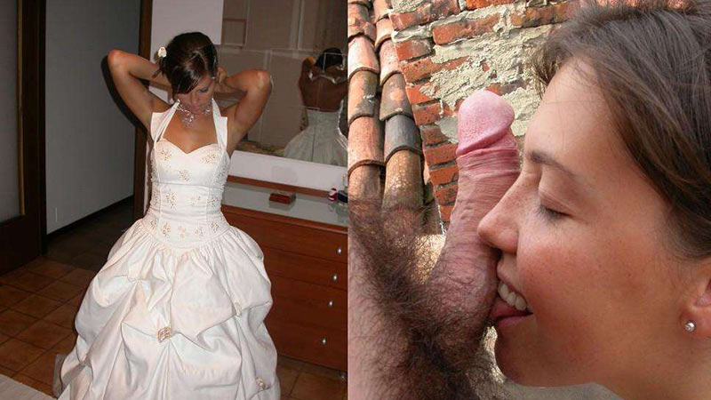marriage a blowjob She with begin