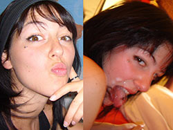 WifeBucket Pics | Hot wife before-and-after the facial