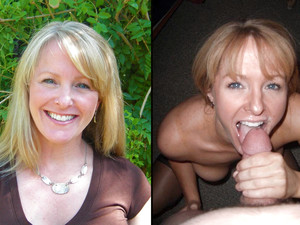 WifeBucket Pics | before-after cumshots of real mature women
