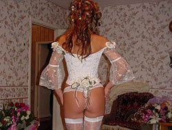 WifeBucket Pics | Nudes of a real bride in bridal lingerie