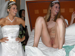 WifeBucket Pics | gallery of real brides clothed-then-unclothed
