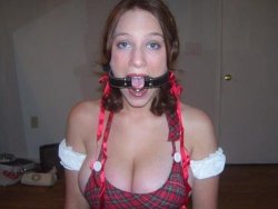Young amateur wife with a big mouth ring