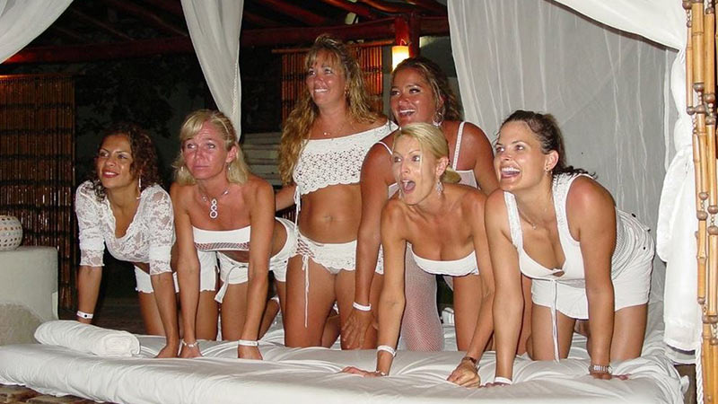 WifeBucket Swinger wives went on a sex vacation together pic pic