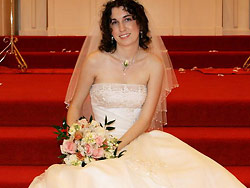 Naked pictures of a real amateur bride